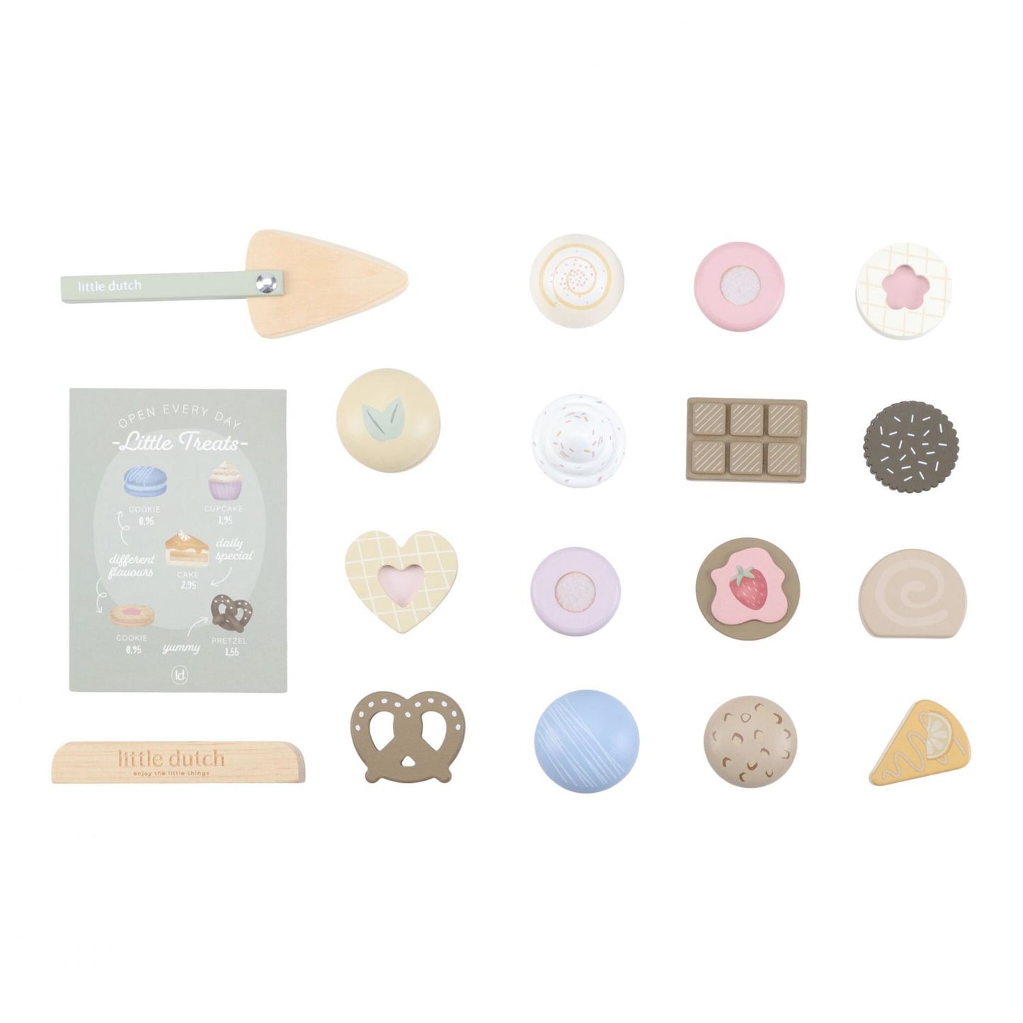 Porta Dolci in Legno FSC - Set Pasticceria Gioco per Bambini 3+