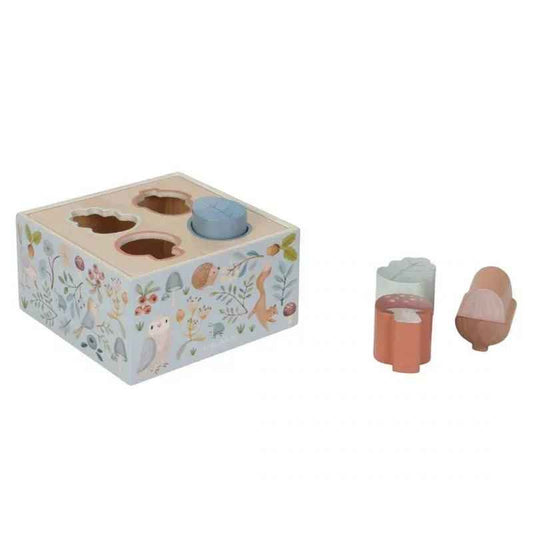 Set "Primi Movimenti" Forest Friends - Cubo Incastri e Scoiattolo Trainabile - 18+ mesi