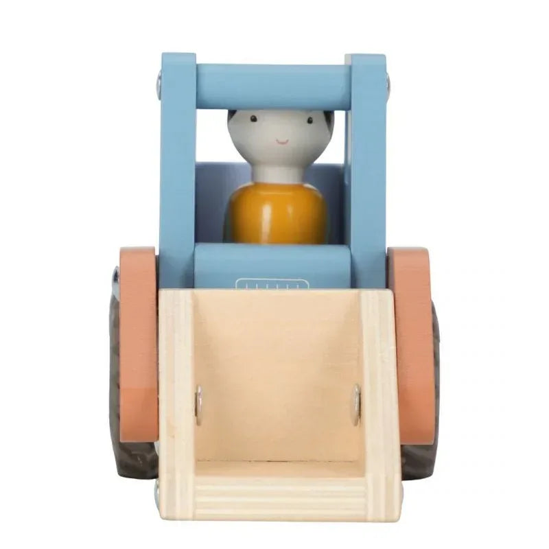 Ruspa in Legno FSC con Operaio Edile - Munakids