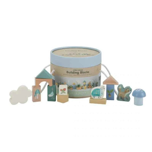 Set "Mani e Mente" Forest Garden – Cubetti e Pittura a Dita Little Dutch – 24+ mesi