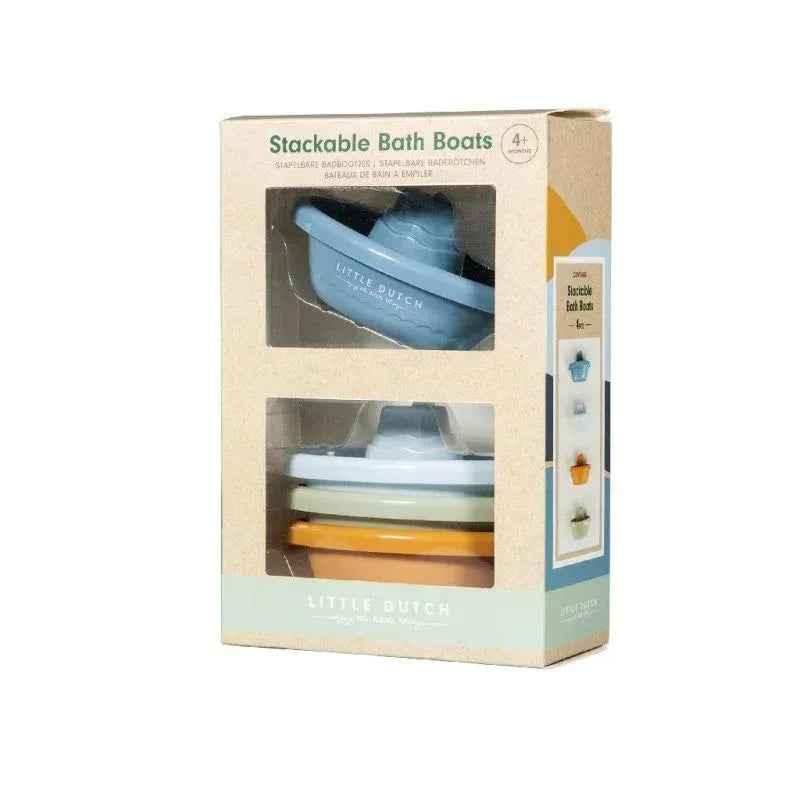 Barchette da Bagno Blu Little Dutch - Set 4 Giochi Acqua 4MESI+