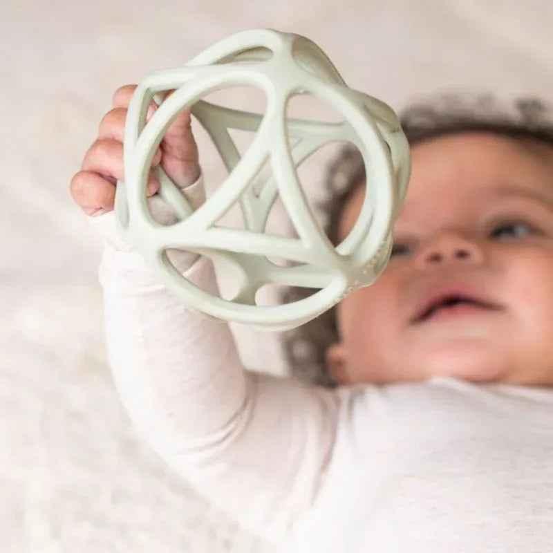 Grapping Ball Verde Little Dutch - Pallina Sensoriale Silicone 0+
