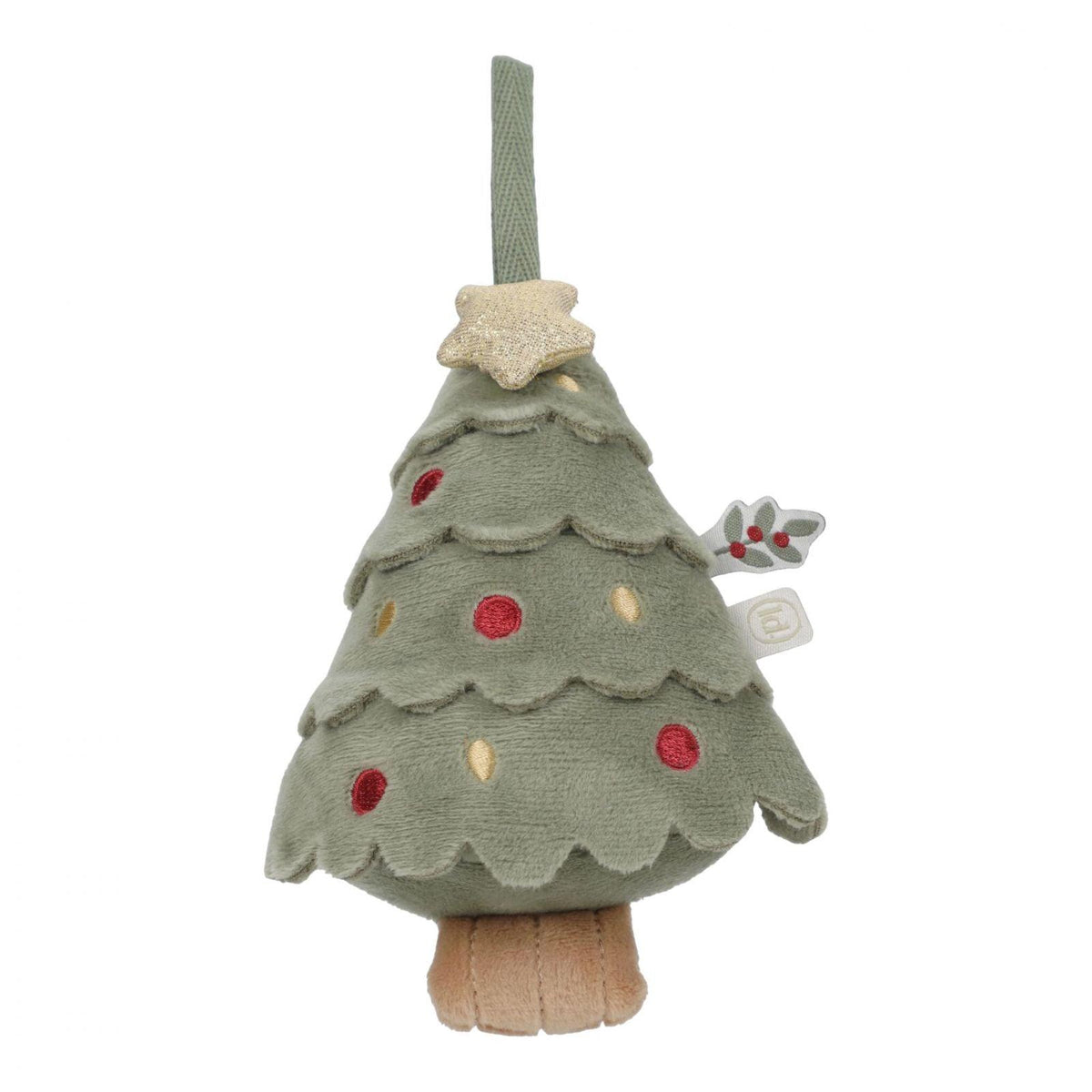 Set 4 Decorazioni Natalizie in Peluche Little Dutch