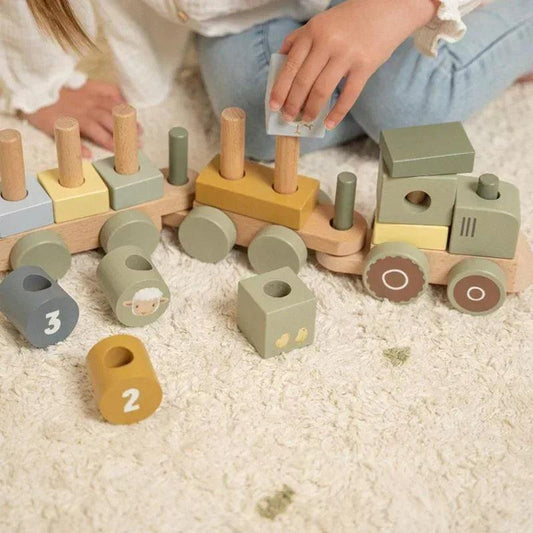 Trenino con costruzioni - Munakids