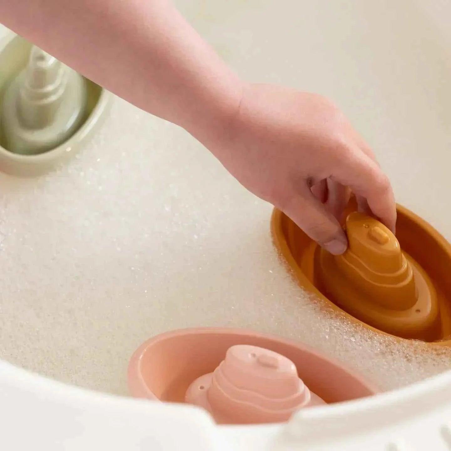 Barchette da Bagno Rosa Little Dutch - Set 4 Giochi Acqua 4mesi+