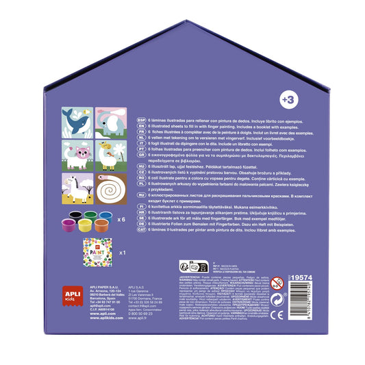 Il Mio Primo Dipinto con le Dita APLI KIDS - Pittura Bambini 3+ Anni