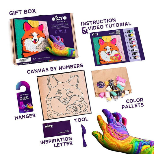 Fox - Colorare con l'argilla - Munakids