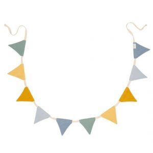 Ghirlanda Triangolini Blue Little Dutch - Cotone Oeko-Tex 2m - Munakids