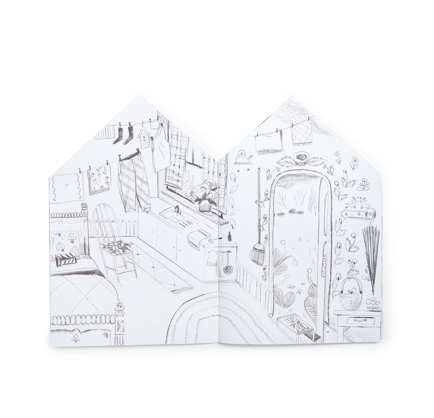 Quaderno da colorare con 150 adesivi Les Minouchkas