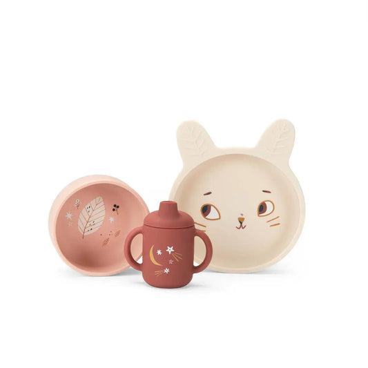 Set pranzetto silicone Aprè la Pluie - Munakids