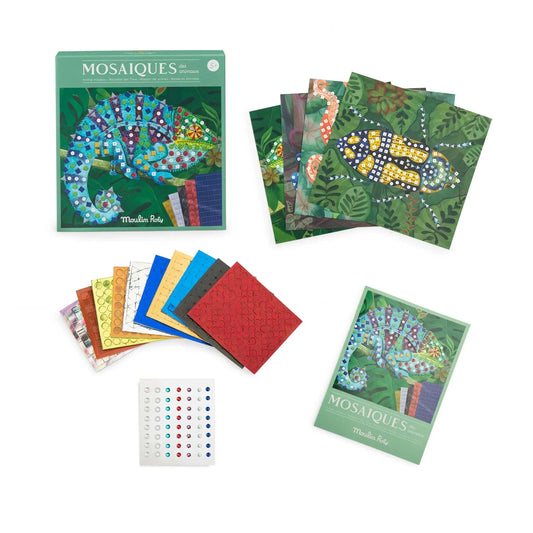 Cofanetto mosaico e strass Tout autour du monde - Munakids