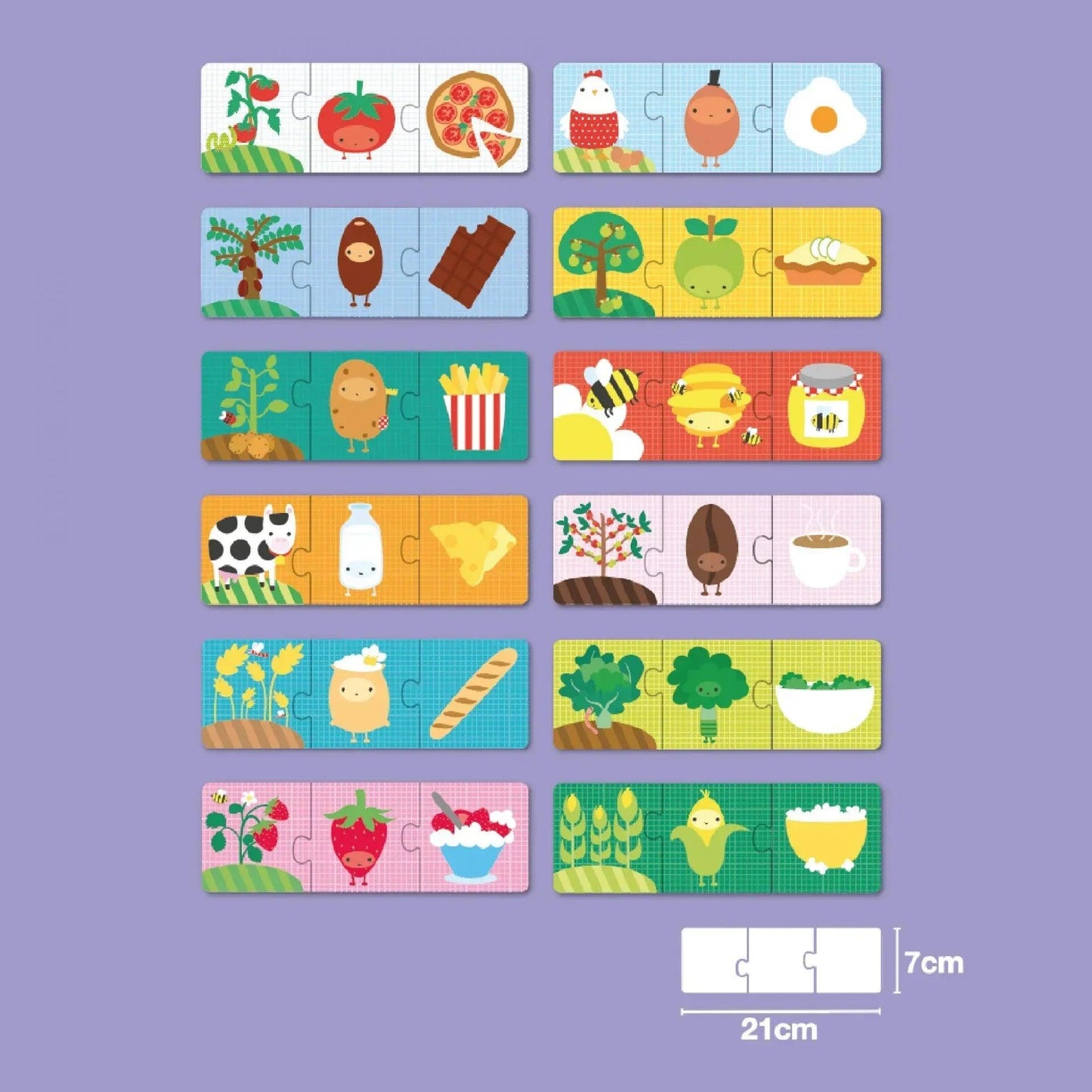 Puzzle Set - le origini del cibo - Munakids