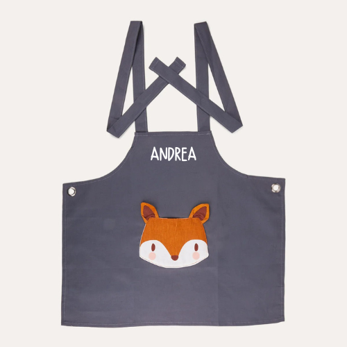 Grembiule in Lino Volpe ThreadBear - Grembiule Bambini 3-6 Anni SI