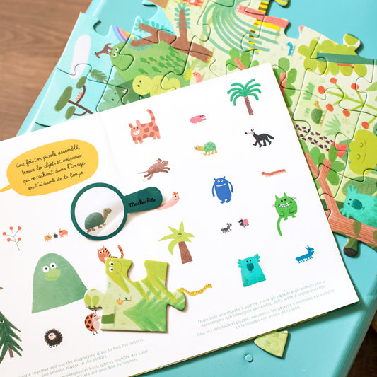 Puzzle La Terra Meravigliosa 48 Pezzi Les Schmouks Moulin Roty - Bambini 4+ Anni