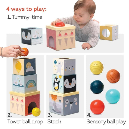 Cubi multi attività con palline - Polo Nord - Munakids