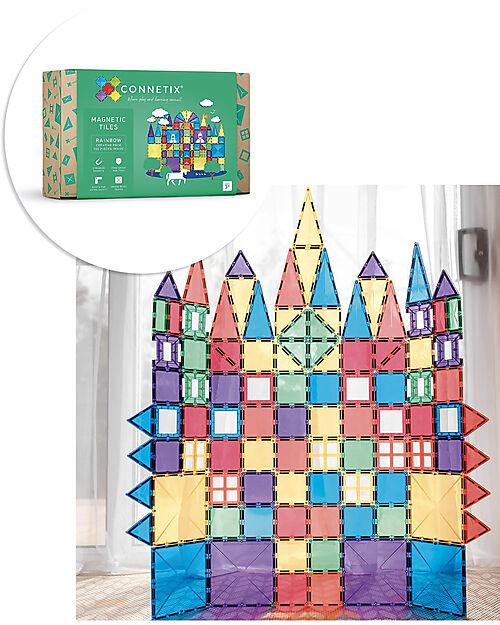 connetix-102-pezzi-pacco-creativo-arcobaleno-100-plastica-abs-atossica-apprendimento-stem-giochi-magnetici_563663 - Munakids