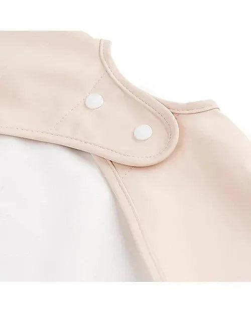 Bavaglio a Maniche Lunghe Impermeabile con Tasca - Ozzo - Cipria - Certificato Oeko-Tex - Munakids