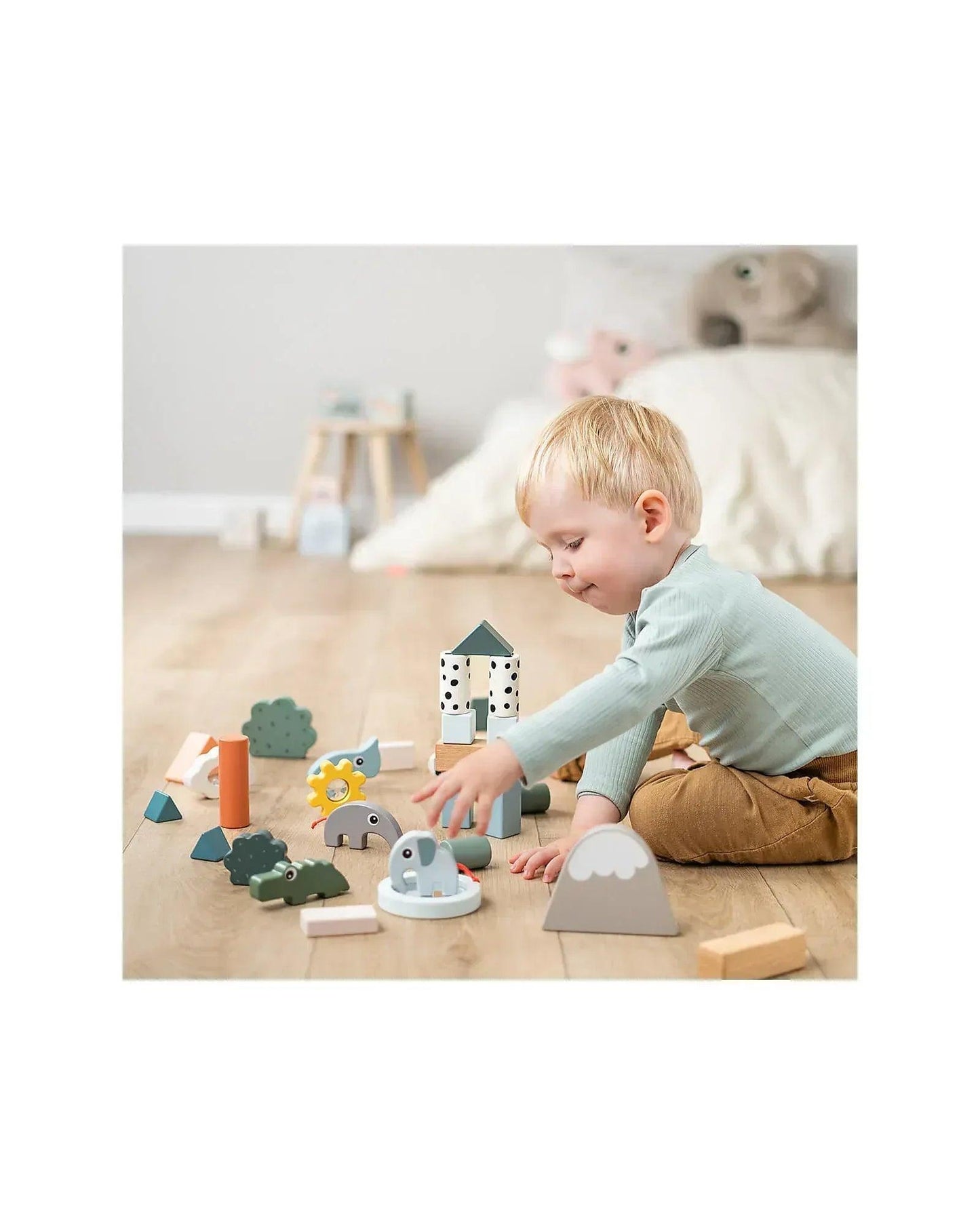 Set Costruzioni 34 Pezzi - Deer Friends - Munakids