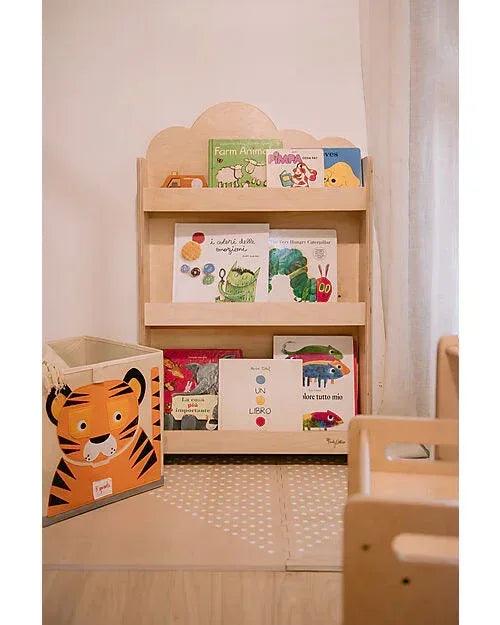 Libreria Montessori Frontale - Cloud - Legno di Betulla - Natural - Munakids