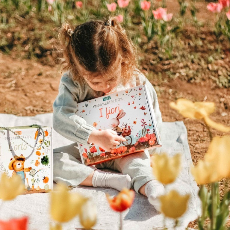 Magico puzzle ad acqua - I Fiori