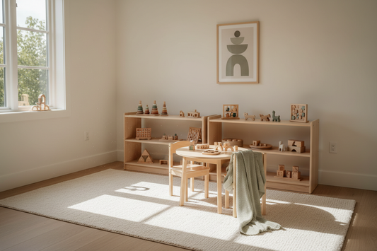 Come allestire uno spazio gioco Montessori a casa