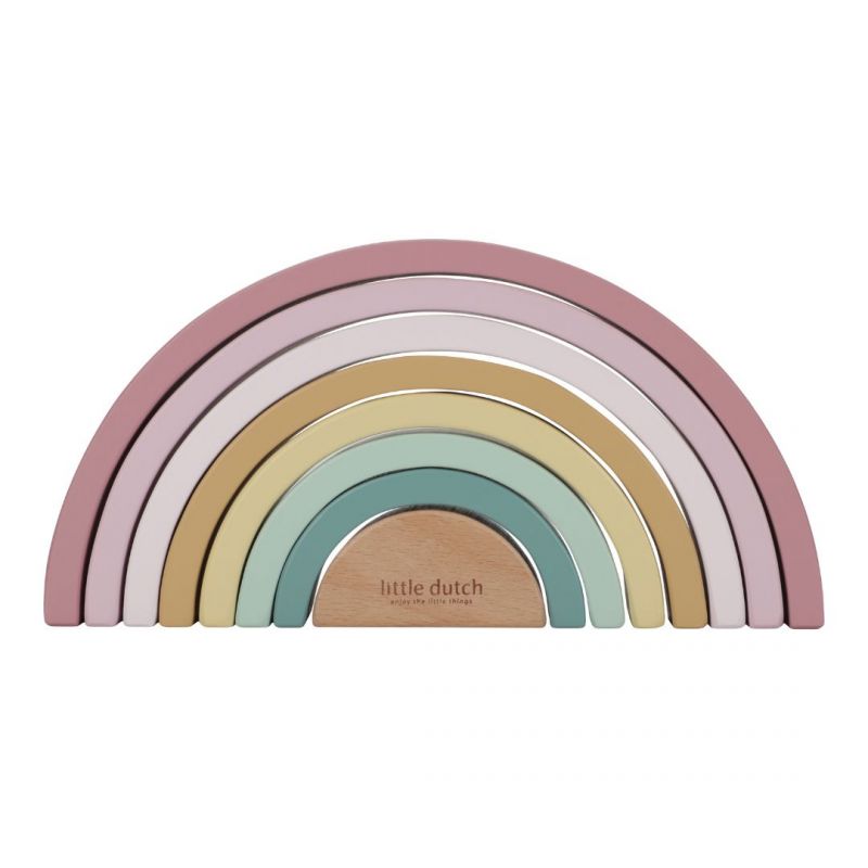 Arcobaleno in legno - Rosa