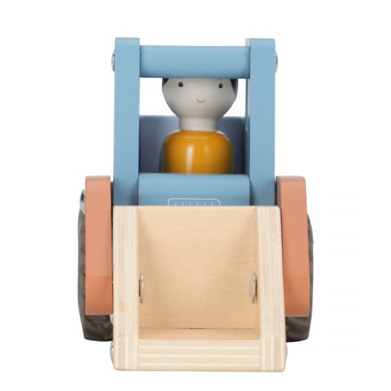 Ruspa in Legno FSC con Operaio Edile