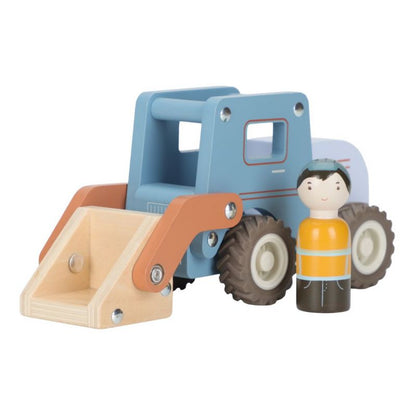 Ruspa in Legno FSC con Operaio Edile