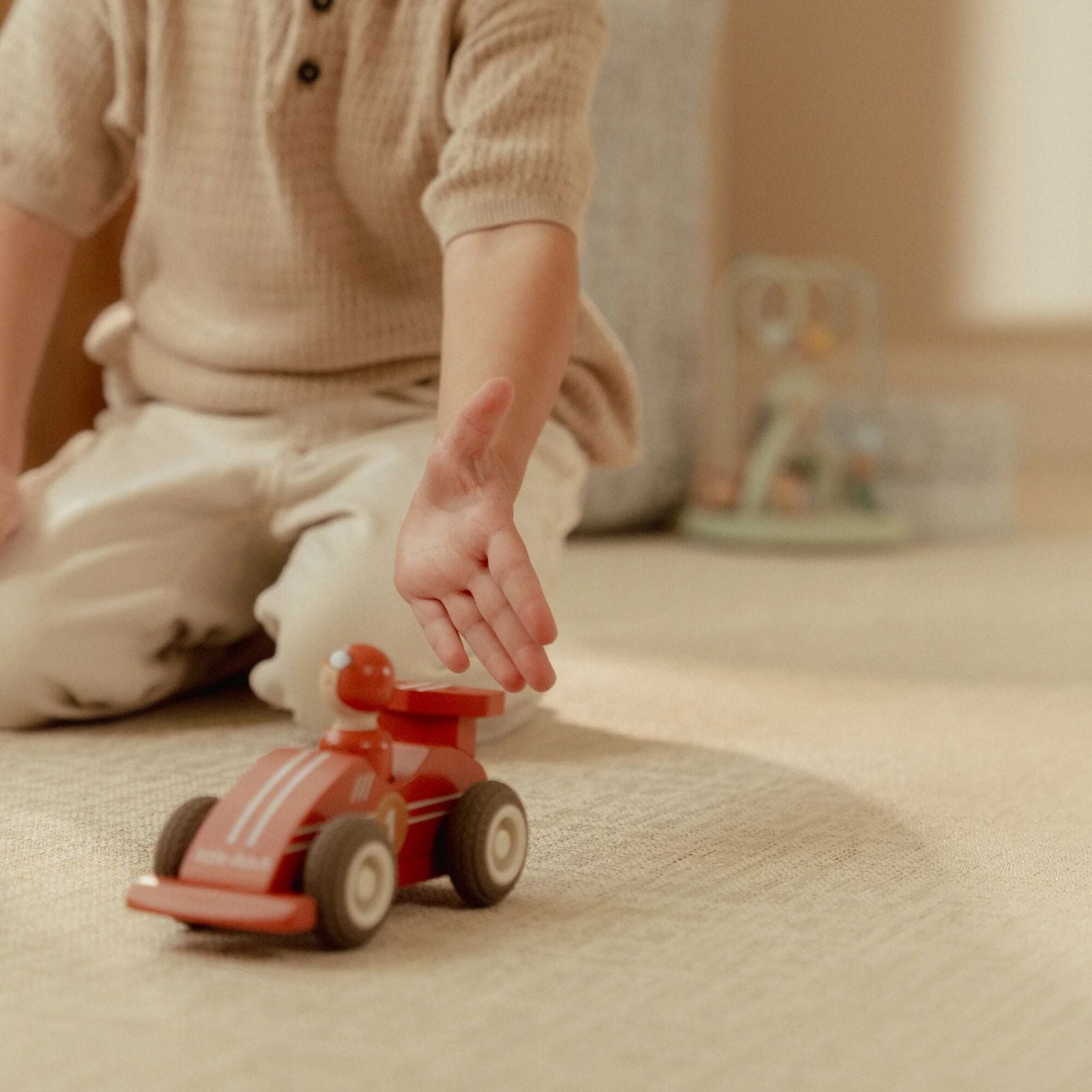 Set 2 Macchinine da Corsa a Retrocarica in Legno FSC