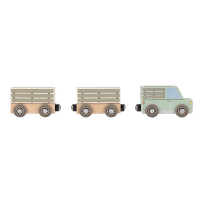 Little Dutch Set trenino in legno Safari Friends
