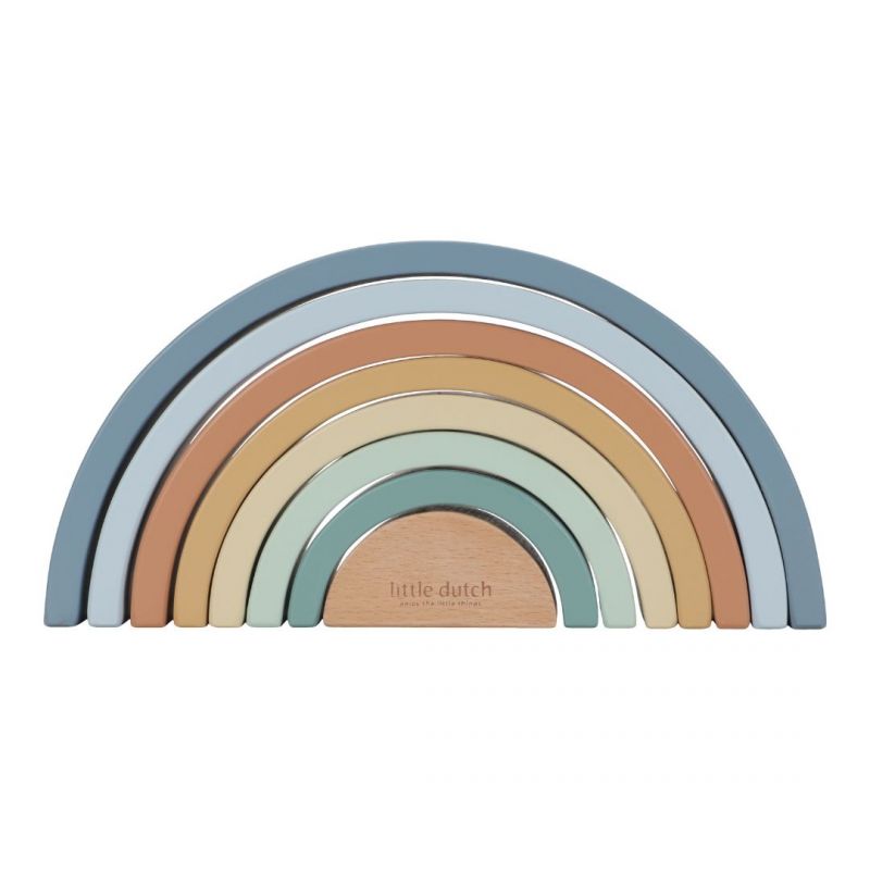 Arcobaleno in legno - Blu