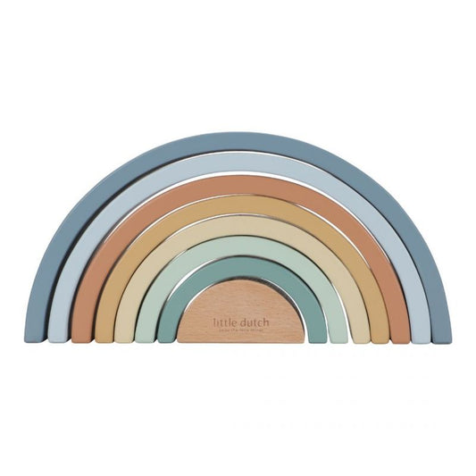 Arcobaleno in legno - Blu