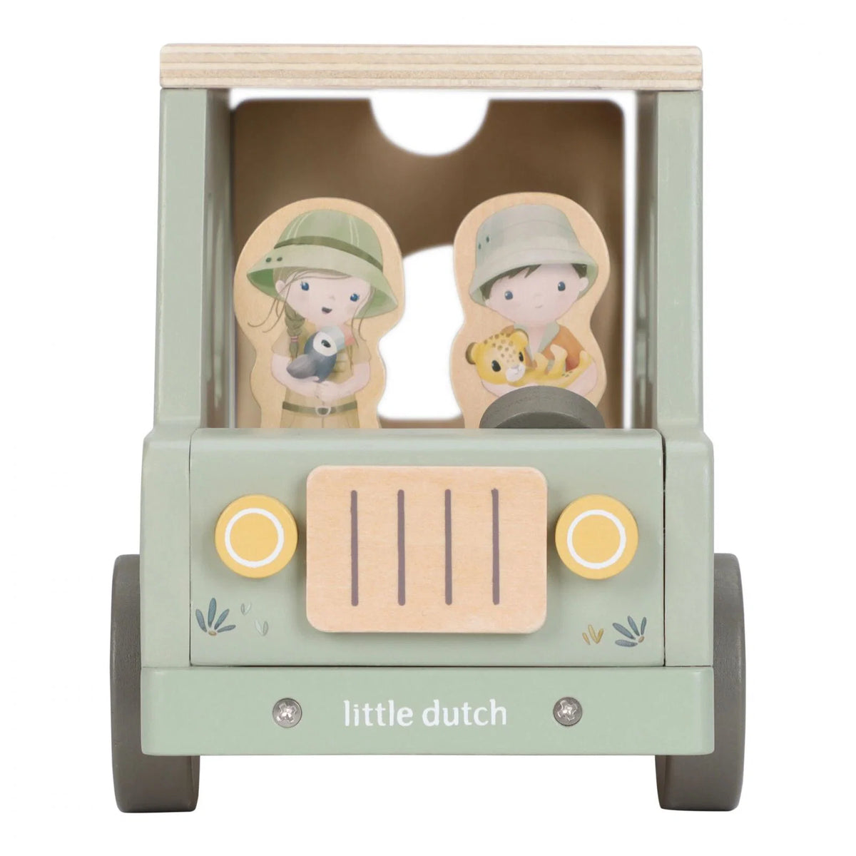 Little Dutch Jeep con incastro forme Safari Friends
