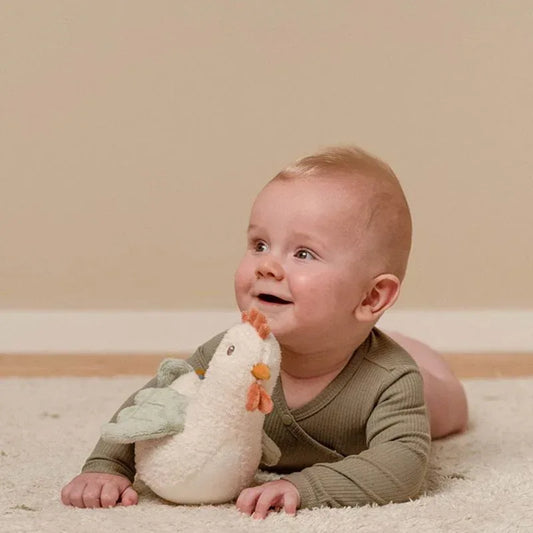 Mini pupazzo galletto Little Farm 17cm - Munakids