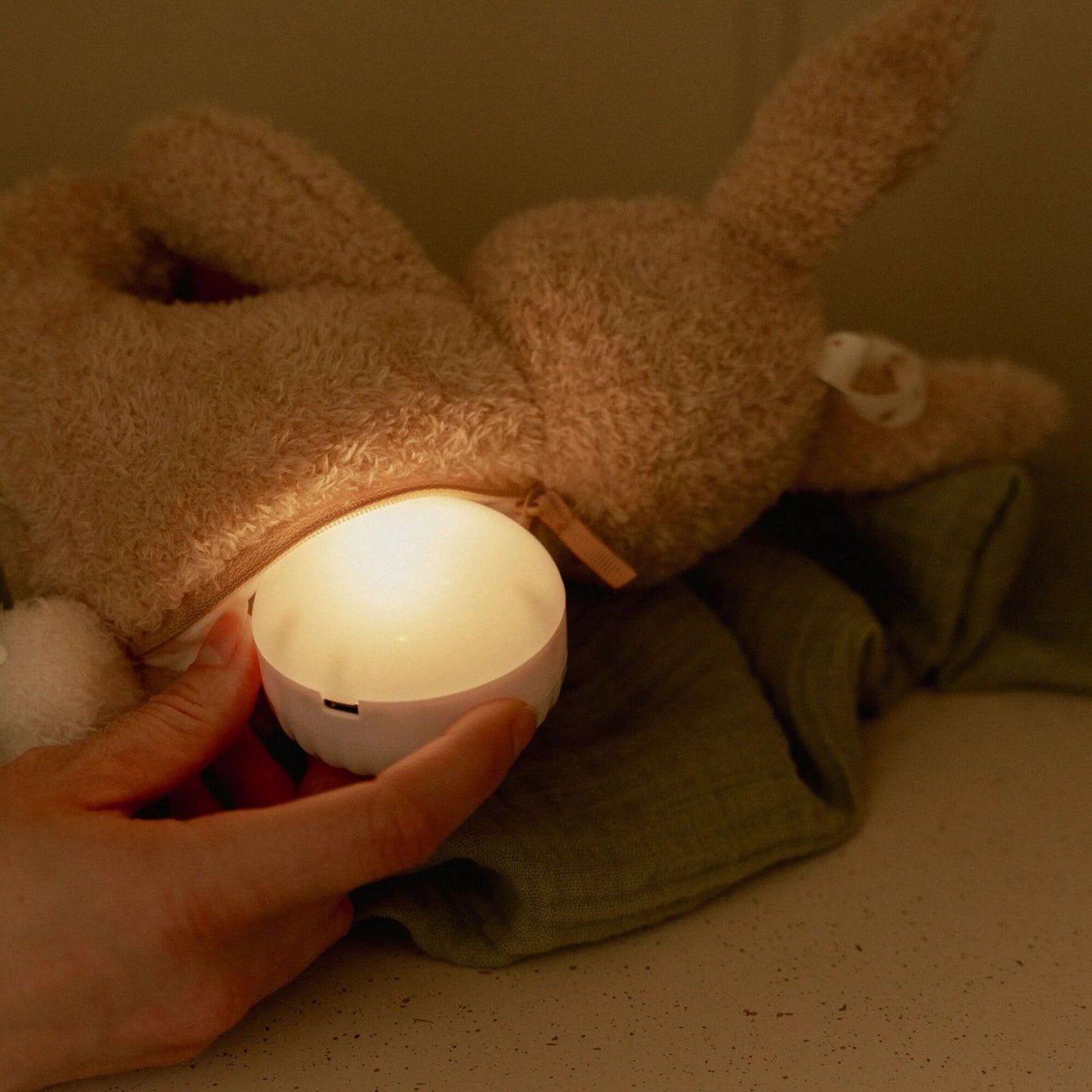 Cuddle Bunny Light & Sound - Beige - Baby Bunny - Luce notturna con suoni Baby Bunny