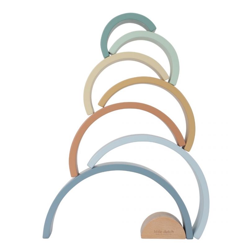 Arcobaleno in legno - Blu