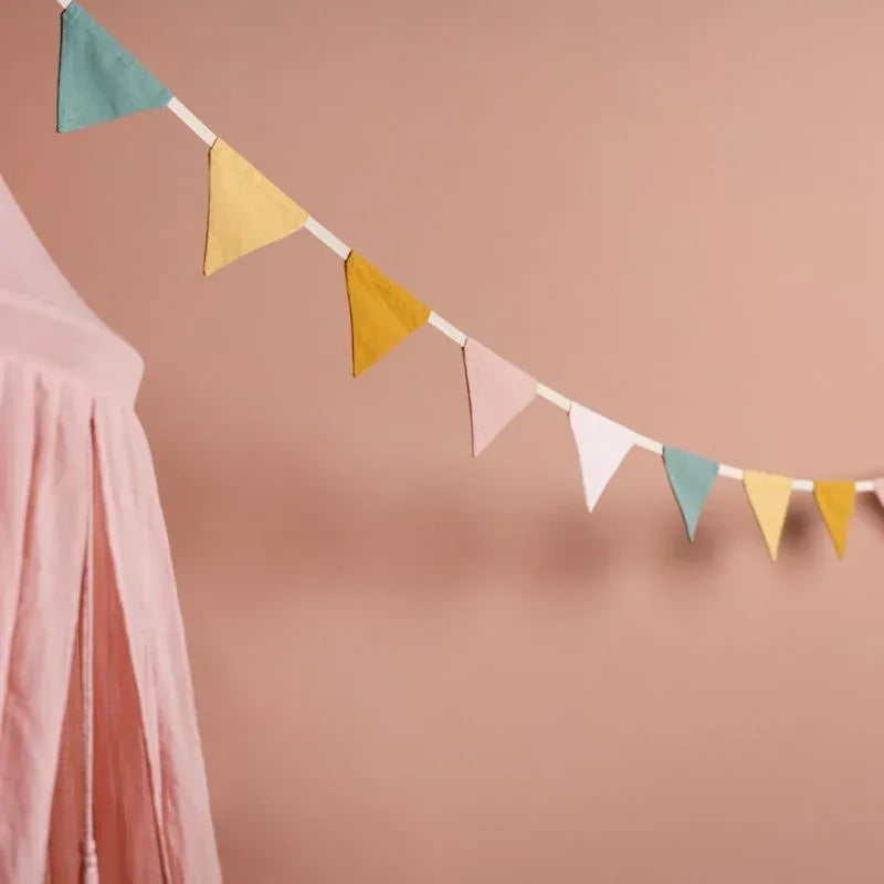 Ghirlanda a triagolini Rosa - Munakids