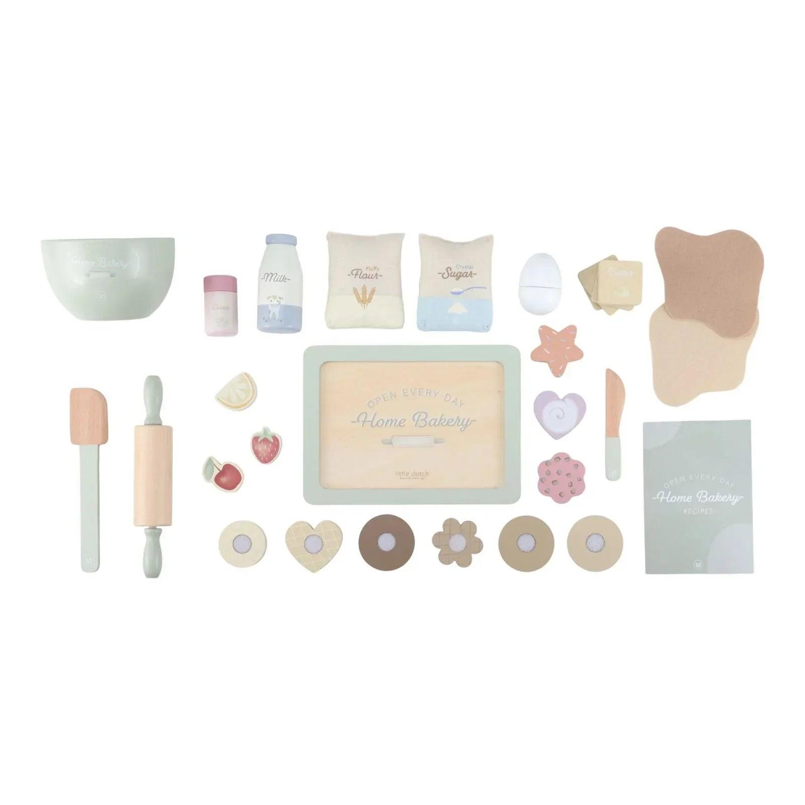 Set Pasticceria in Legno FSC - Porta Dolci con Accessori - Munakids