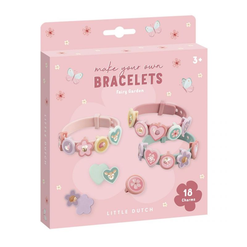 Set braccialetti e charms Fairy Garden
