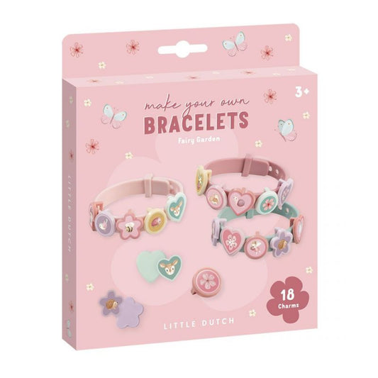 Set braccialetti e charms Fairy Garden