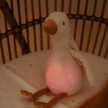 Cuddle Goose Light & Sound - Little Goose - Luce notturna con suoni Baby Goose