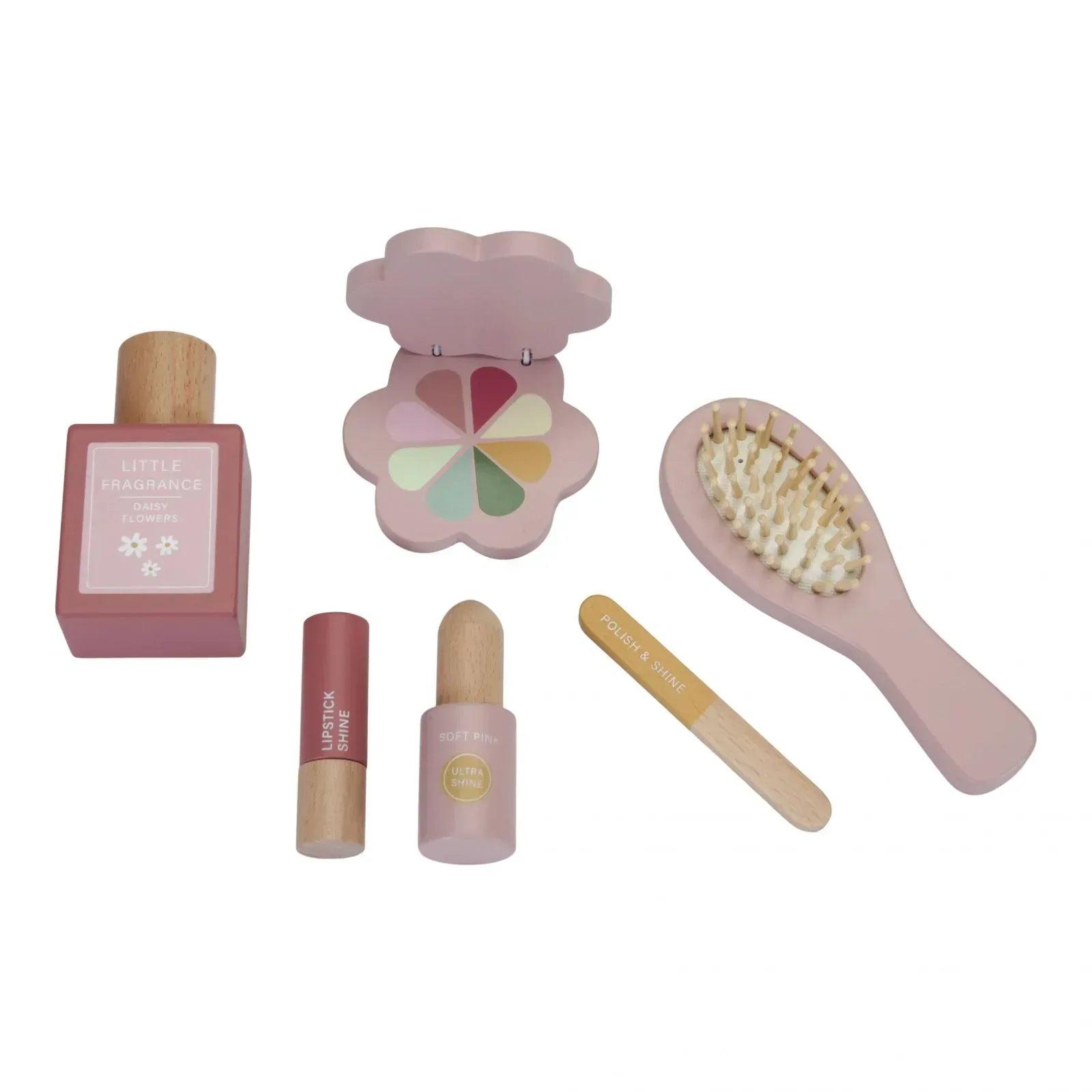 Tavolo da Trucco in Legno FSC con Specchio e Accessori - Munakids
