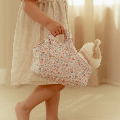 Peluche gatto Marley con trasportino