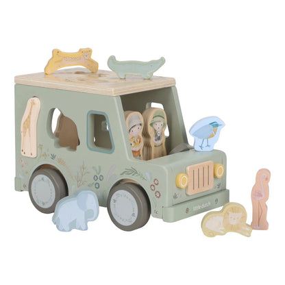 Little Dutch Jeep con incastro forme Safari Friends