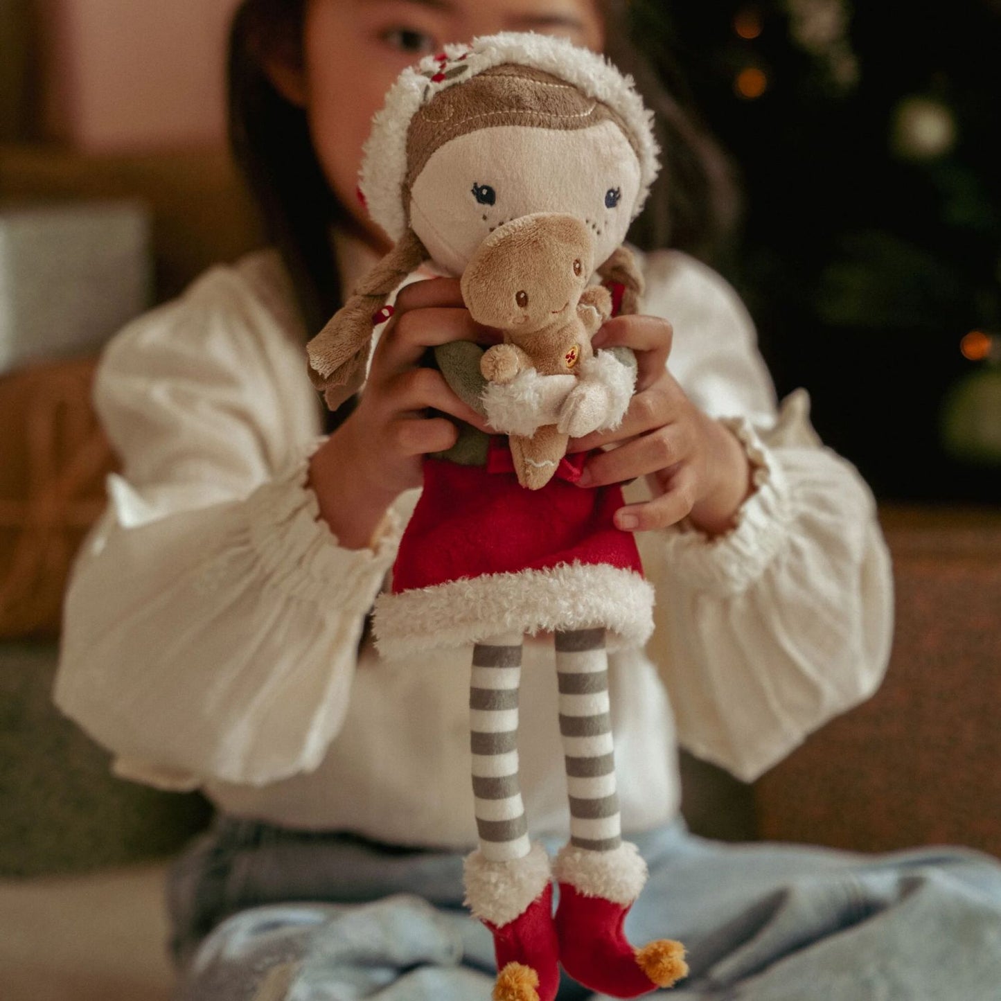 Elfa Rosa - pupazzo natalizio 35 cm