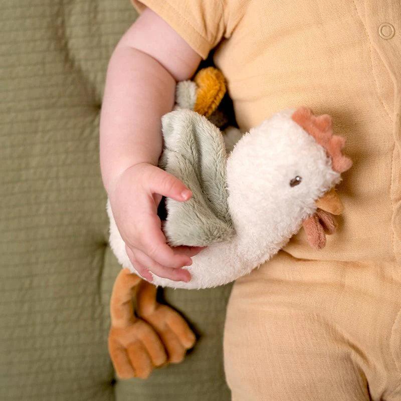 Peluche Galletto 17cm Little Farm Little Dutch - Morbido 0+ - Munakids