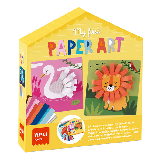 My First Paper Art APLI KIDS - Collage Carta Bambini 3+ Anni
