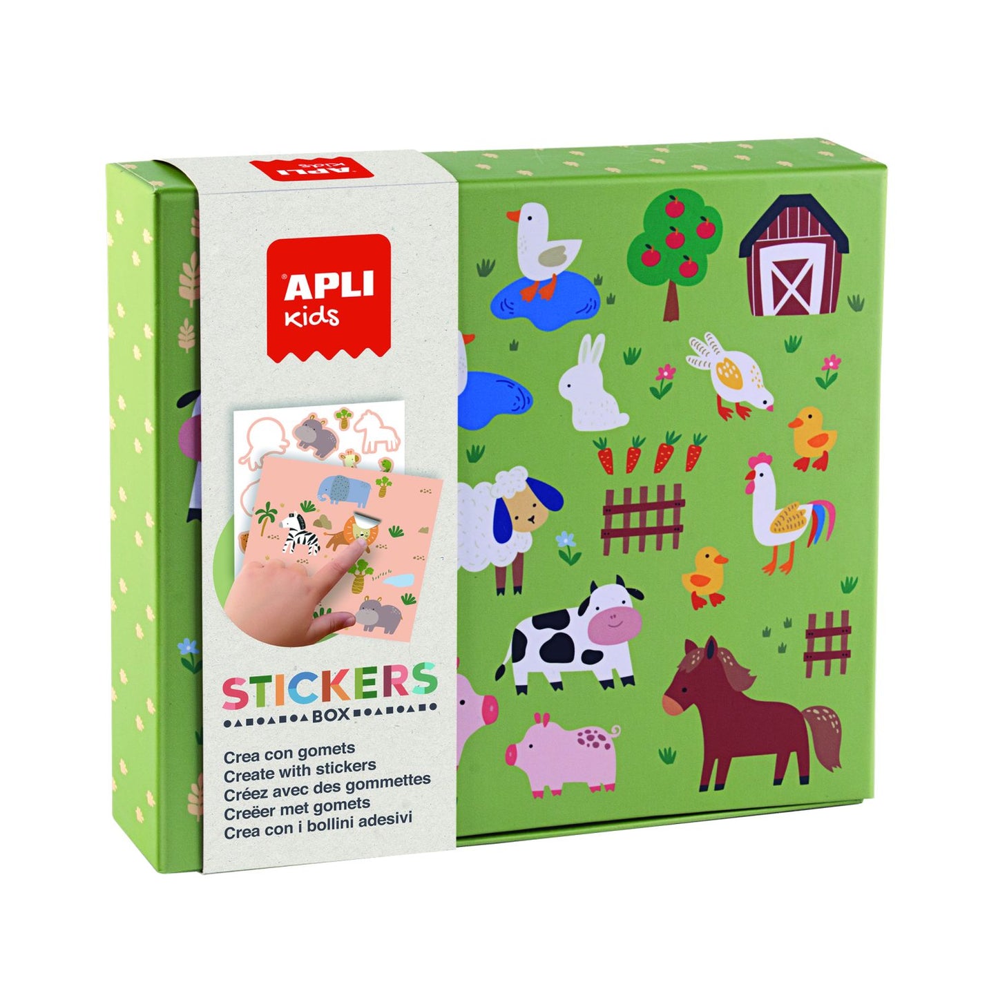 Stickers Box Animali e il Loro Habitat APLI KIDS - Adesivi Educativi 3+ Anni