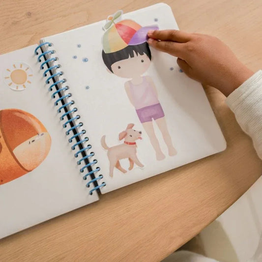 Libro Dress me up con stickers - Munakids