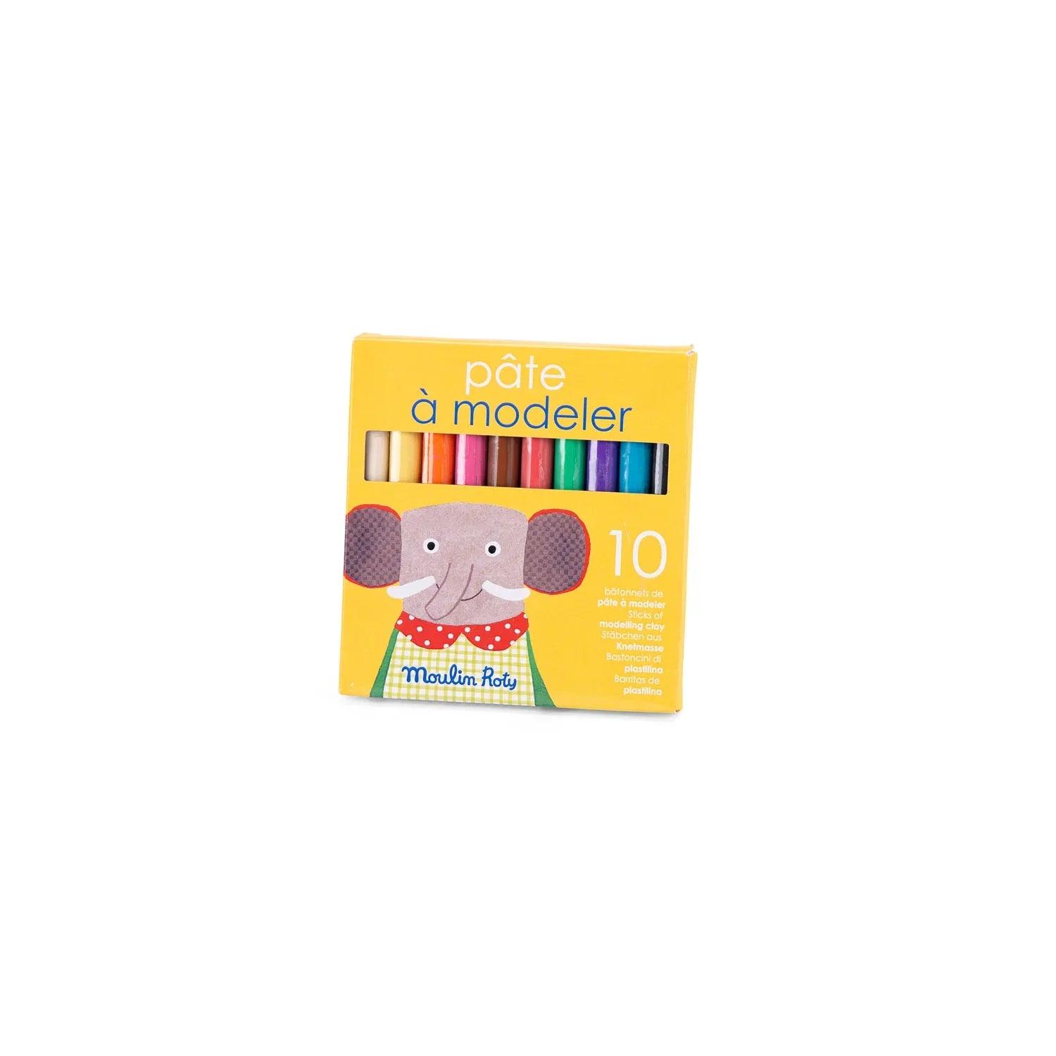 10 bastoni pasta da modellare Les Popipop - Munakids